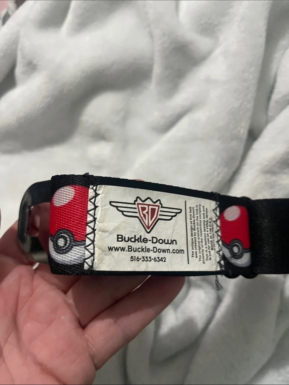 Buckle Down Pokemon Seatbelt Style Boys Belt
